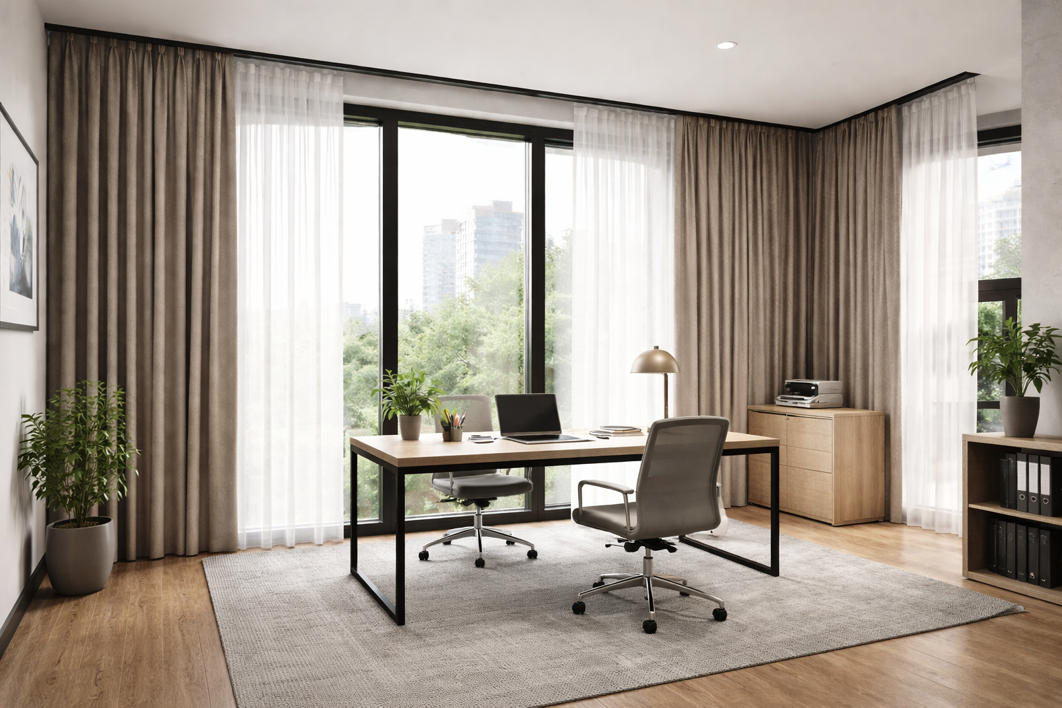 kancelarske zavesy na mieru